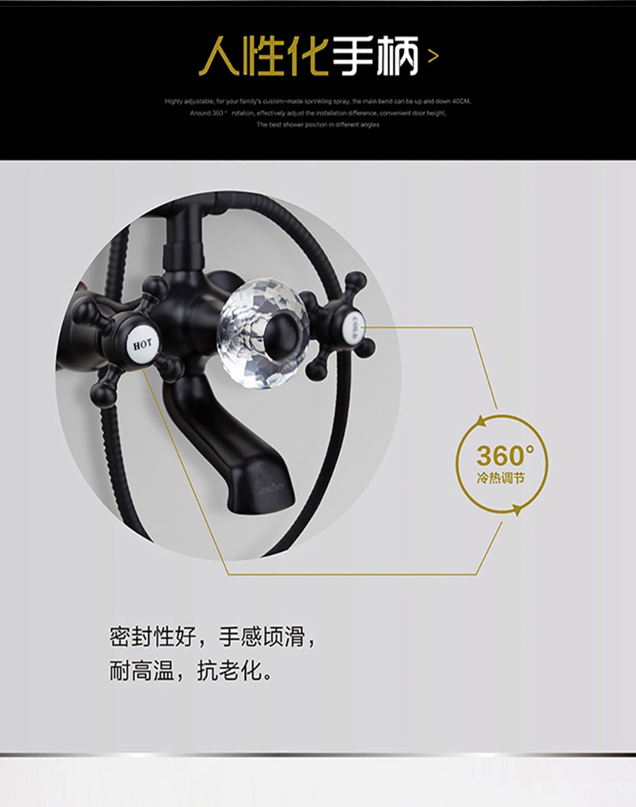 GOHGOH花灑，掛墻式增壓花灑